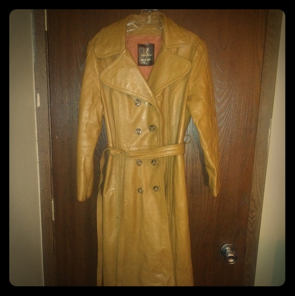 24 K genuine leather coat by dan di modes